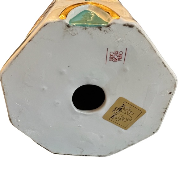 Egidio Broggi Milano porcelain candle holder from Fornari Roma - Picture 6 of 8